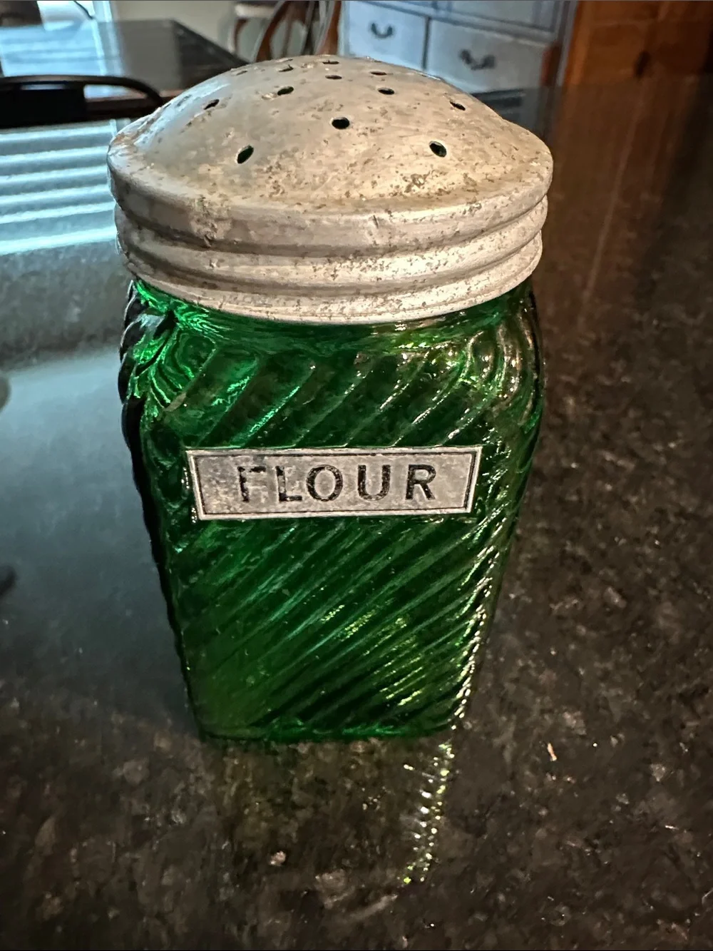 Vintage Flour jar